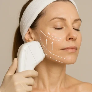 Woman having HI-FU to reduce wrinkles call LA LIPO Kingsbury Now!