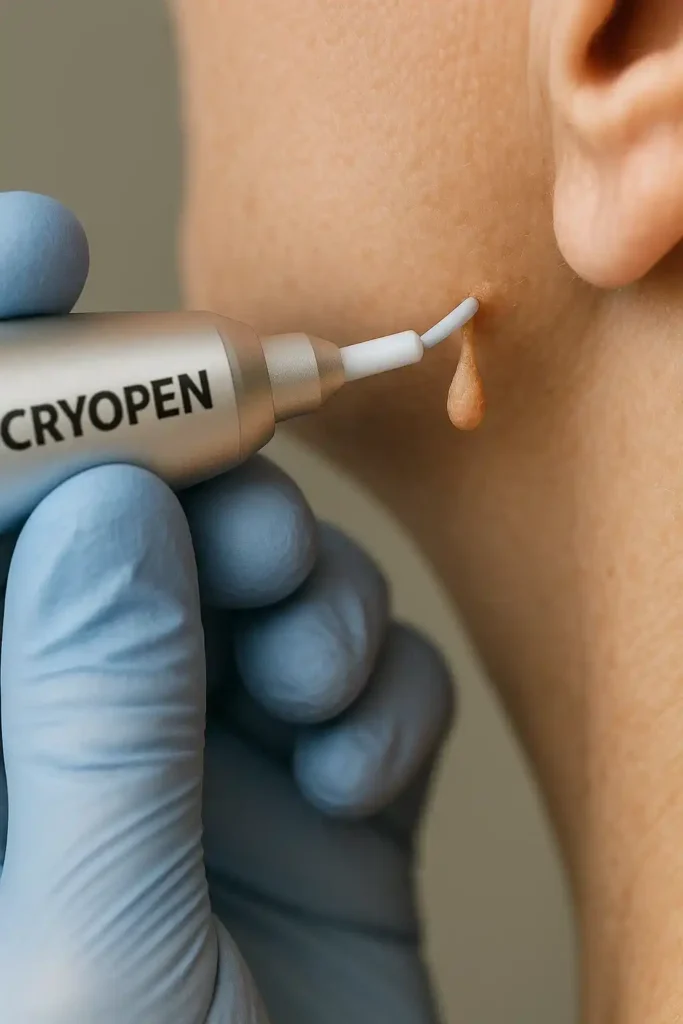Cryopen for skin tags removal Kingsbury speak to our team today!