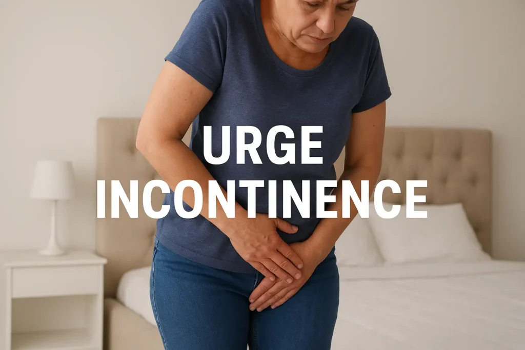 how to manage urge incontinence Kingsbury symptoms